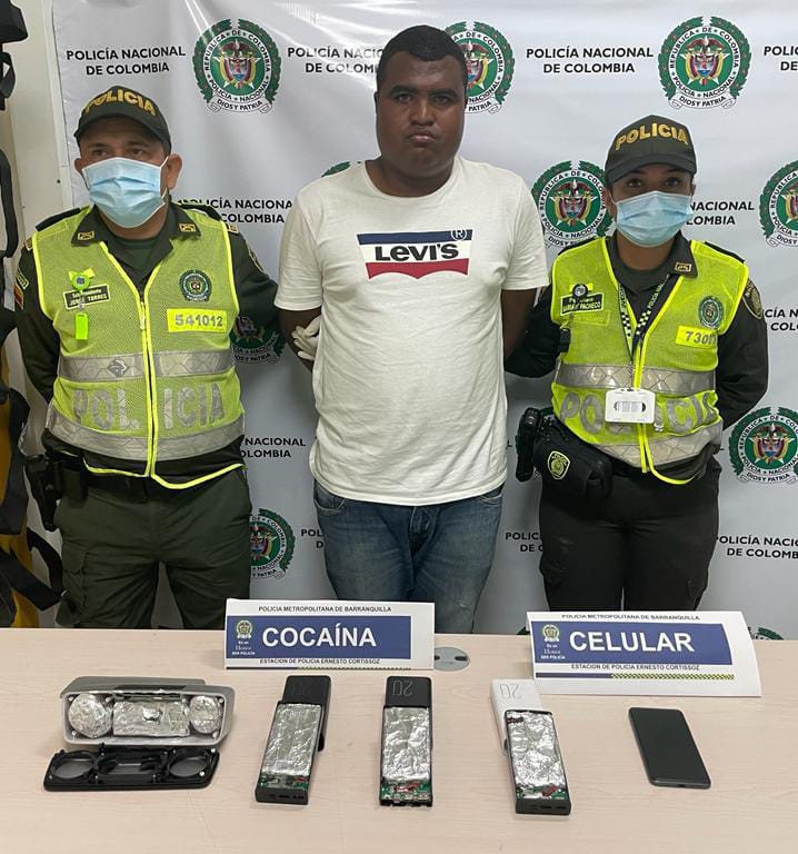 Capturan hombre con cocaína en el Cortissoz